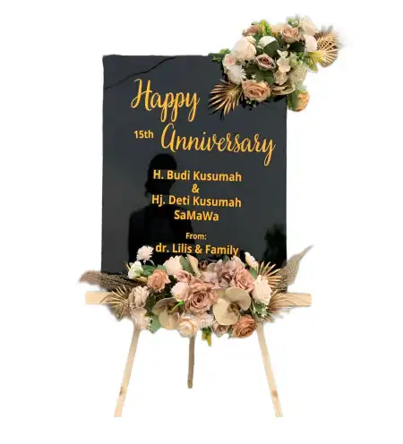 Papan Bunga Akrilik Kranji